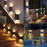 Solar LED Wall Light – IP65 Waterproof, Warm White, Wireless, 10-Hour Runtime
