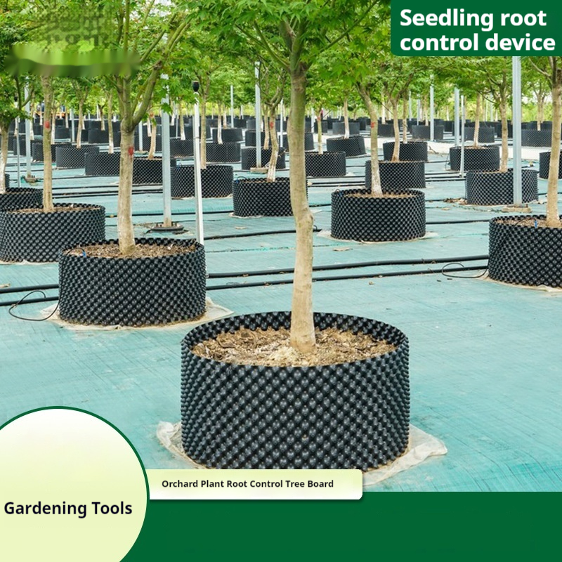 Root Guide System – Weatherproof Black Plastic, 20×20cm & Tool-Free Install