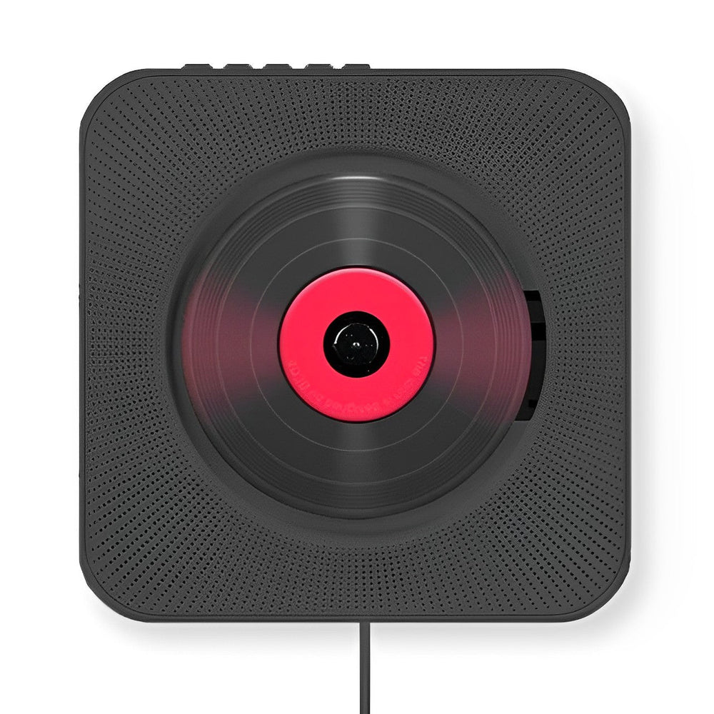 Wall-Mounted Bluetooth CD Player & Wireless Speaker System - Stylish Home Audio Solution