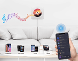 Wall-Mounted Bluetooth CD Player & Wireless Speaker System - Stylish Home Audio Solution