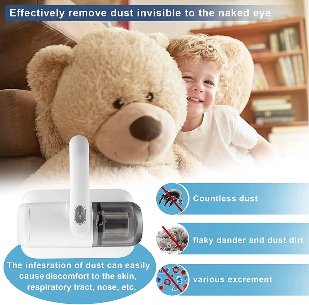 Optimized Product Title: "Handstaubsauger für Textilien – Effizienter Milbenentferner für Bett und Sofa | Ideal für Allergiker" 

This title includes relevant keywords while also emphasizing the product's benefits and target audience.