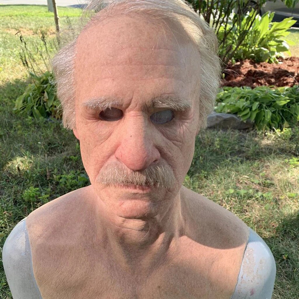 Creepy Old Man Mask – Realistic Latex Halloween Mask for Adults | Kalsten