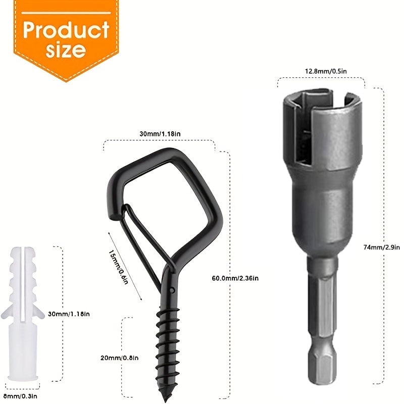 Stainless Steel S-Hooks – Safety Lock, Weatherproof & 20-Pack for String Lights
