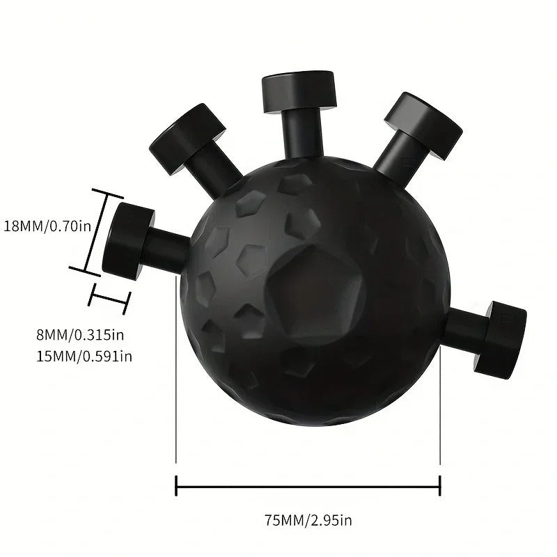 Finger Grip Ball Trainer – Adjustable Resistance, Rehab Support & Compact Design
