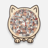 Enhanced Product Title: "Holzpuzzle Katze – 135 Teile, Katzenförmiges Puzzlebrett für Kinder und Erwachsene, Fördert Kreativität und Motorik" 

This title includes relevant keywords while providing additional context about the product's benefits, making i