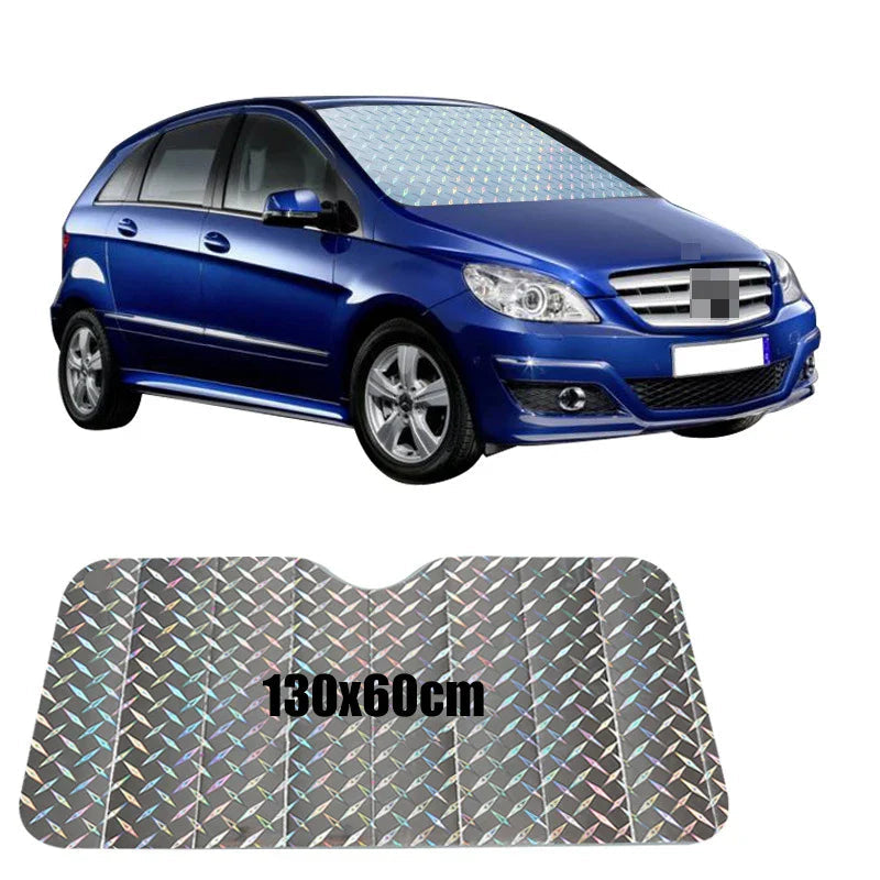Car Windshield Sun Shade – Reflective UV & Heat Protection, 4 Sizes