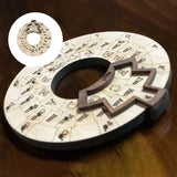 Wooden Chord Wheel – Music Theory Aid for Piano, Guitar & Keyboard