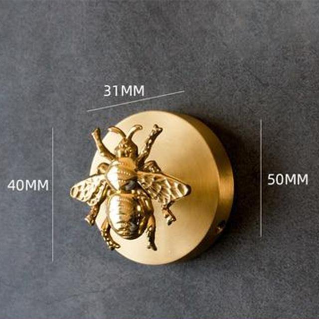 Brass Wall Hooks – Solid Brass, Animal Head Design & Gold Finish