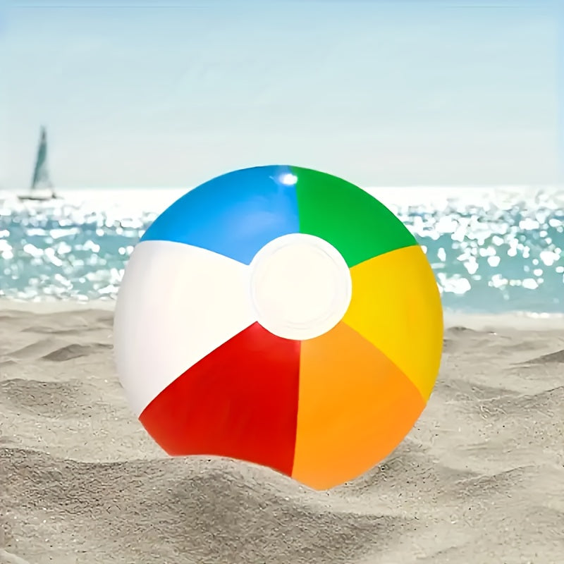 Inflatable Beach Ball – 22cm, Durable PVC & Multicolor for Pool