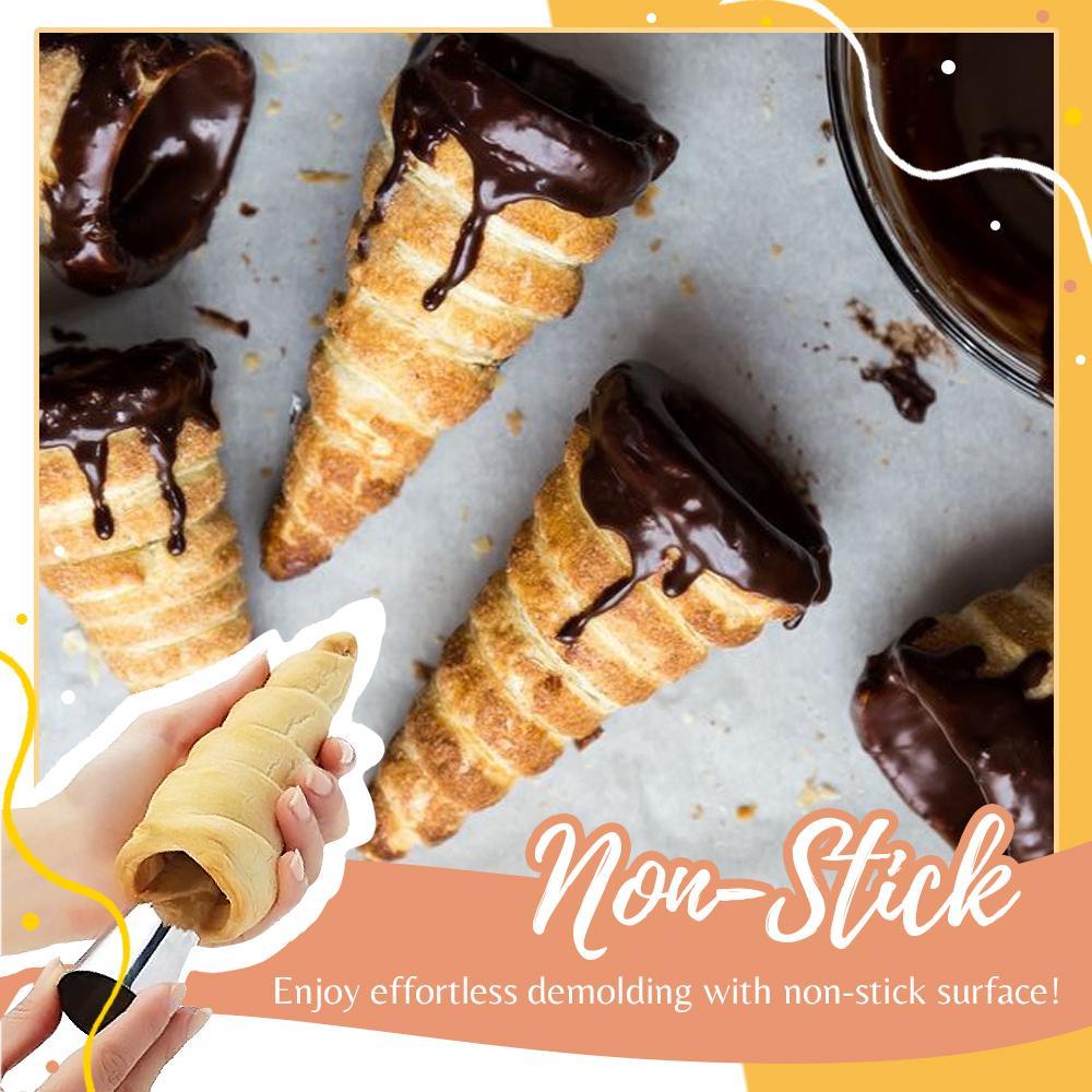 Enhanced Product Title: "Hörnchenformen Set – Perfekte Knusprige Cremerollen Selbstgemacht für Zuhause | Backzubehör für Feine Desserts" 

This title includes relevant keywords for better visibility and appeal, while clearly conveying the product's purpos