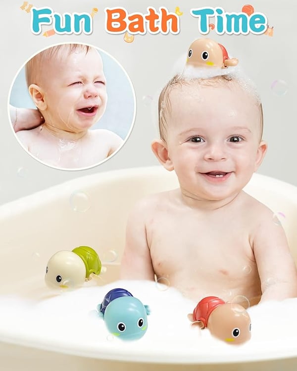 Optimized Product Title: **6er-Set Aufziehbare Schwimmschildkröten Badespielzeug – Spaß im Wasser für Kinder** 

This title includes relevant keywords while highlighting the product's features and benefits, making it more appealing for Google Shopping.