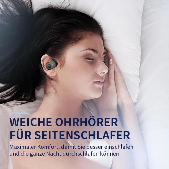Wireless Bluetooth Earbuds – Ear Hooks, IPX7 Waterproof & 36-Hour Playtime