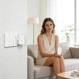 Wireless Remote Light Switch – 433MHz 1.5km Range, USB Rechargeable & Adhesive Mount
