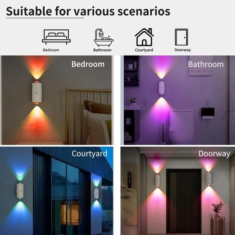 Motion Sensor Wall Light – Cordless Magnetic, 1500mAh Rechargeable & 110° Sensor
