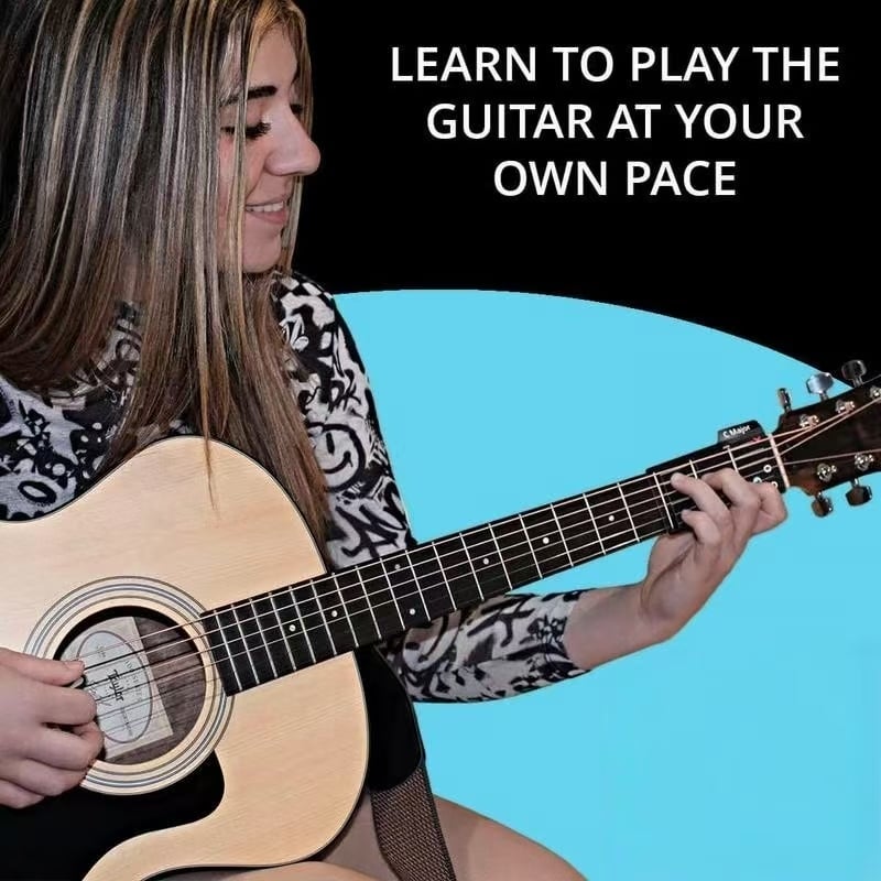 Guitar Chord Cards Set – Fretboard Mount, Beginner Learning Aid & Storage Case