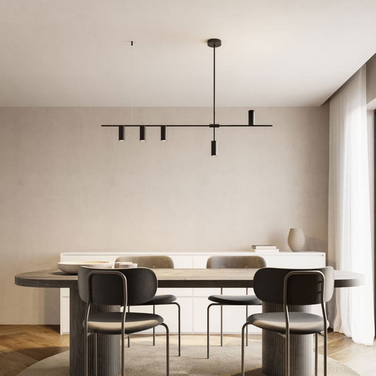 Ceiling Light – Hanging Fixture, Modern Design & Aluminum Finish