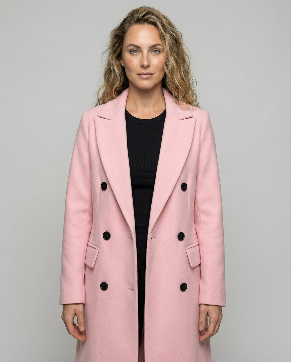 Women's belted trench coat, view 1