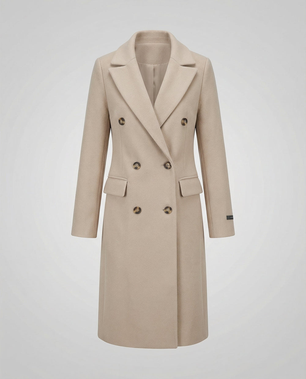 Women's belted trench coat, view 6