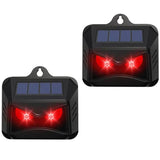 Solar Ultrasonic Animal Repeller – LED Flash, Weatherproof & 2-Pack Garden Set