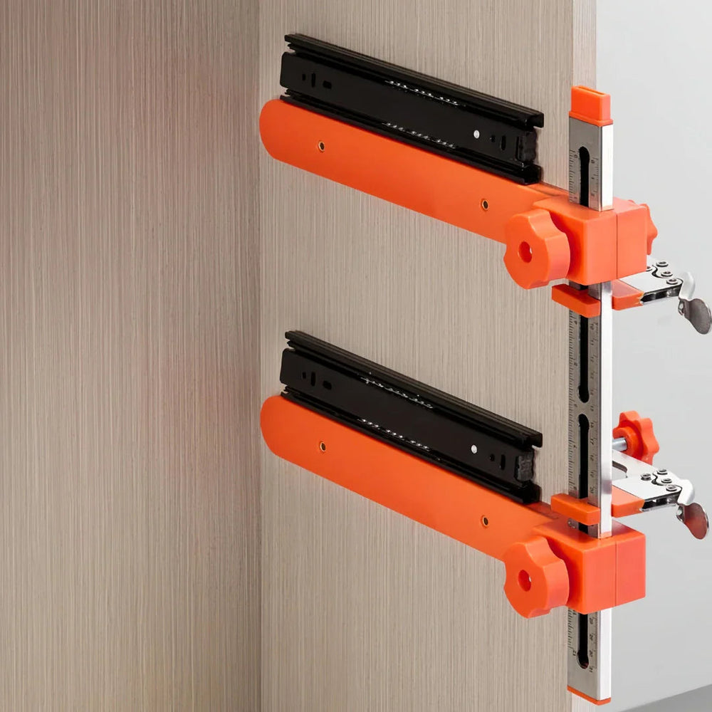 Drawer Slide Mounting Jig – Toggle Clamp, Universal Fit & Metal Build
