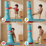 Kids Inflatable Punching Bag – Water Base, Padded Surface & Indoor Outdoor Use