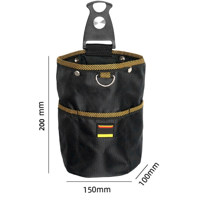 Clip-On Tool Belt Pouch – Waterproof Fabric, Spring Closure & Two Sizes
