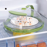 Microwave Cover with Steam Reservoir – Polycarbonate, 360° Venting & Insulated Handle
