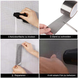 Window Screen Repair Tape – Fiberglass Mesh, 200×5cm & UV-Resistant
