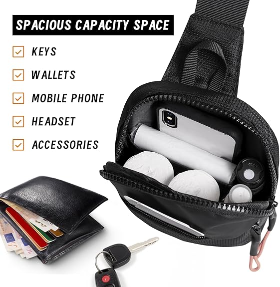 CrossLite Chest Mini Sling Bag - Lightweight, Stylish & Versatile Crossbody Backpack