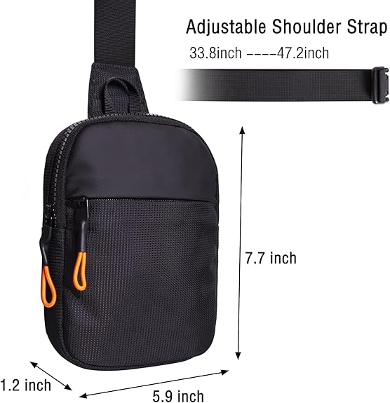 CrossLite Chest Mini Sling Bag - Lightweight, Stylish & Versatile Crossbody Backpack