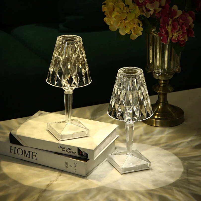 Elegant Crystal Table Lamp - Chic Design by CrystalLuxe | Perfect for Home Decor & Lighting