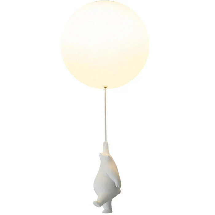 CloudBear Children's Ceiling Lamp - Adorable Bear & Balloon Design for Kids' Rooms