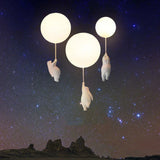 CloudBear Children's Ceiling Lamp - Adorable Bear & Balloon Design for Kids' Rooms