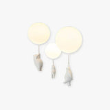 CloudBear Children's Ceiling Lamp - Adorable Bear & Balloon Design for Kids' Rooms