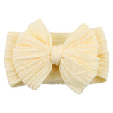 Cute Children's Nylon Headband with Bow - Soft, Stretchy & Comfortable Hair Accessory for Girls
