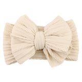 Cute Children's Nylon Headband with Bow - Soft, Stretchy & Comfortable Hair Accessory for Girls