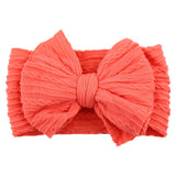 Cute Children's Nylon Headband with Bow - Soft, Stretchy & Comfortable Hair Accessory for Girls