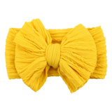 Cute Children's Nylon Headband with Bow - Soft, Stretchy & Comfortable Hair Accessory for Girls