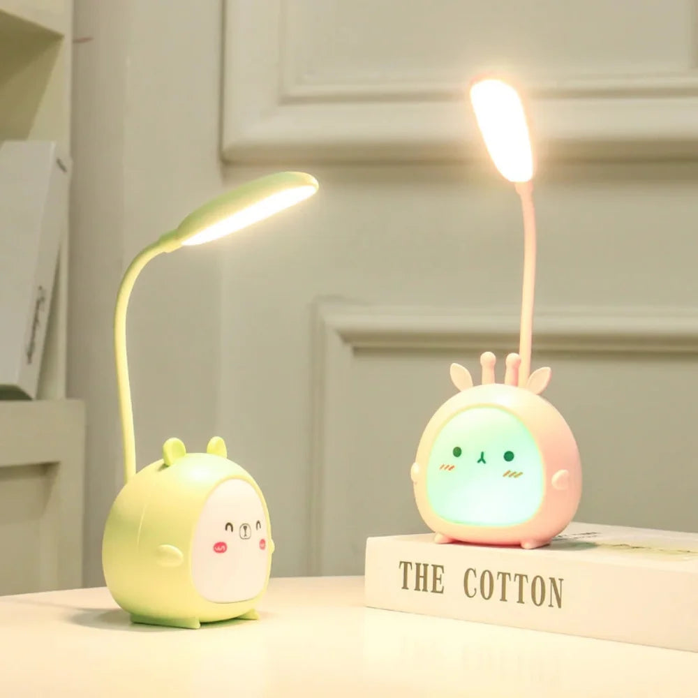 BrightBuddy Children's Eye Protection Reading Lamp & USB Night Light - Safe & Stylish for Kids