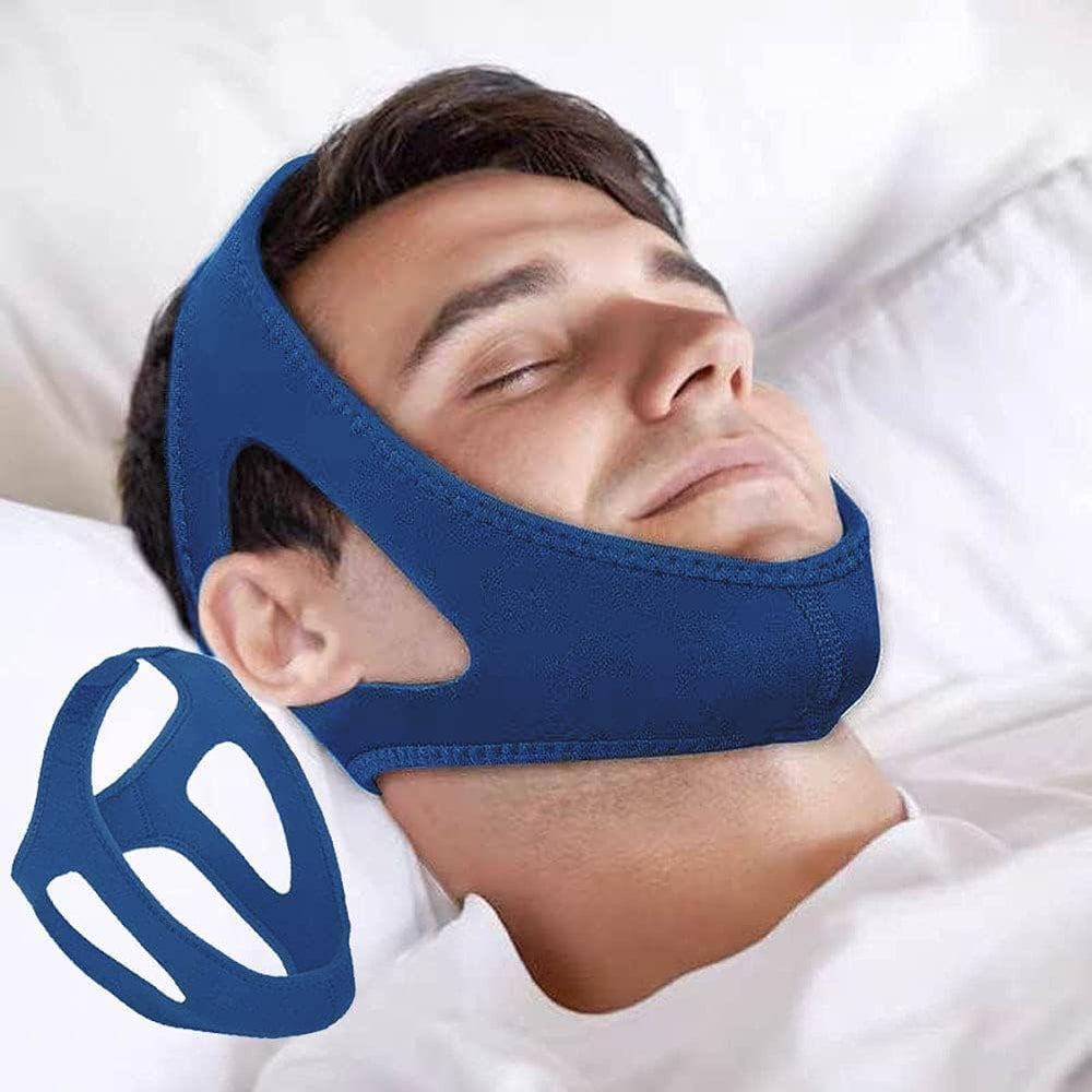 Breathable Neoprene Chin Strap for Snoring Relief – Comfortable Sleep Aid to Reduce Snoring at Night