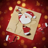Kids’ Christmas Puzzle Set – 4 Festive Designs & Large Pieces