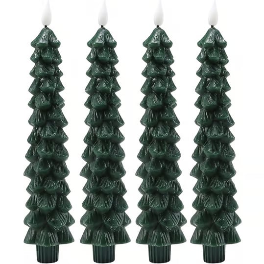 Premium Christmas Tree Candles - Festive Holiday Decor for a Magical Glow