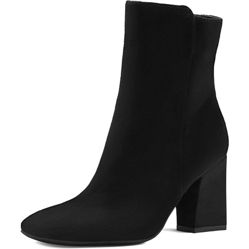 Jamie Chunky Block Heel Ankle Boots for Women - Stylish & Comfortable Footwear