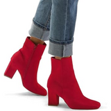 Jamie Chunky Block Heel Ankle Boots for Women - Stylish & Comfortable Footwear