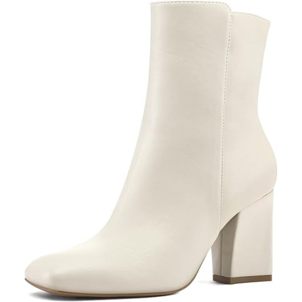 Jamie Chunky Block Heel Ankle Boots for Women - Stylish & Comfortable Footwear