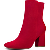 Jamie Chunky Block Heel Ankle Boots for Women - Stylish & Comfortable Footwear