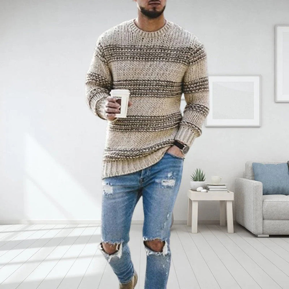Chunky Knit Scandinavian Men's Sweater - Arvid