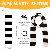 Men's Chunky Knitted Striped Scarf - Chris | Cozy Winter Accessory