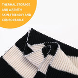 Men's Chunky Knitted Striped Scarf - Chris | Cozy Winter Accessory