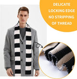 Men's Chunky Knitted Striped Scarf - Chris | Cozy Winter Accessory
